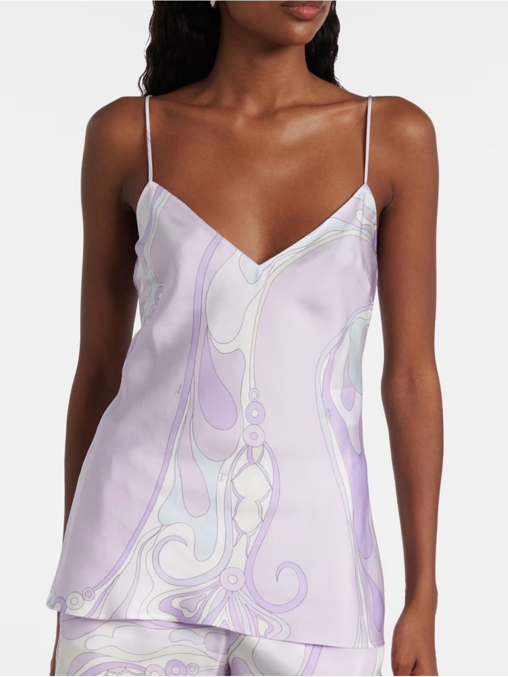 Emilo Pucci Orchidee silk camisole